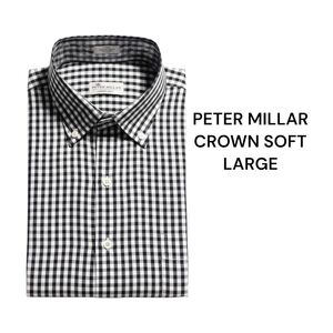 Peter Millar Large Long Sleeve Button-down Shirt